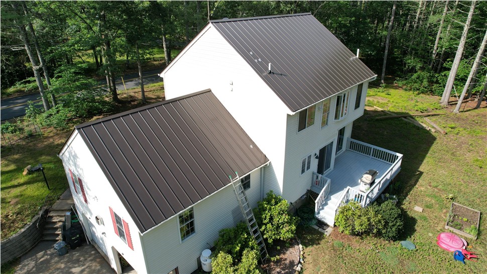 Roofing Project in Barrington, NH by Advanced Metal Roofing
