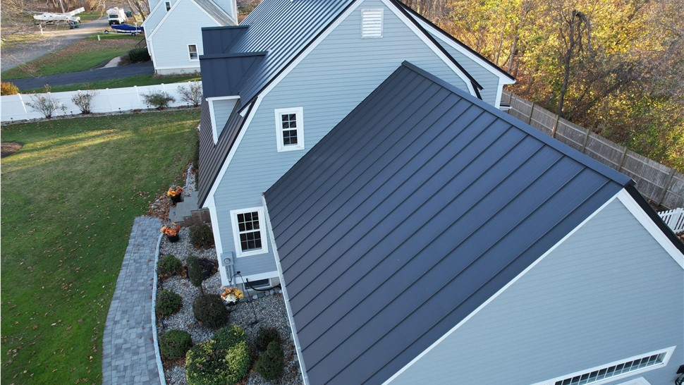 Roofing Project in Hampton, NH by Advanced Metal Roofing