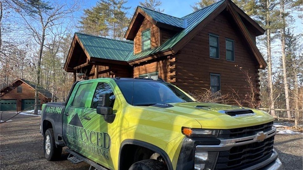 Roofing Project in Acton, ME by Advanced Metal Roofing
