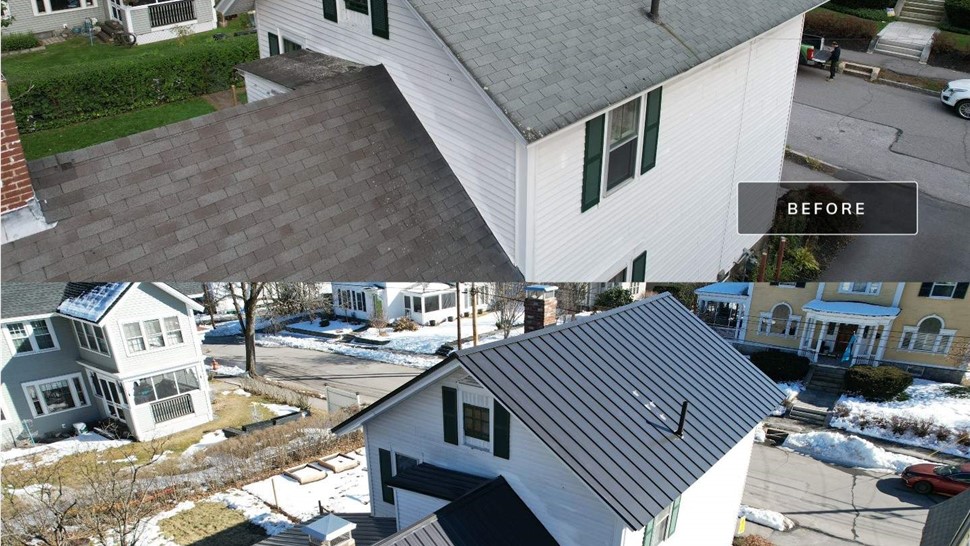 Roofing Project in Concord, NH by Advanced Metal Roofing
