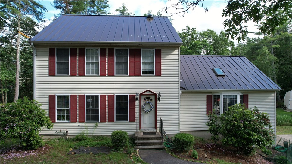 Roofing Project in Barrington, NH by Advanced Metal Roofing