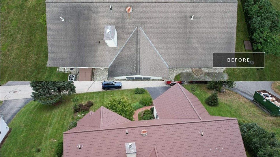 Roofing Project in Milford, NH by Advanced Metal Roofing