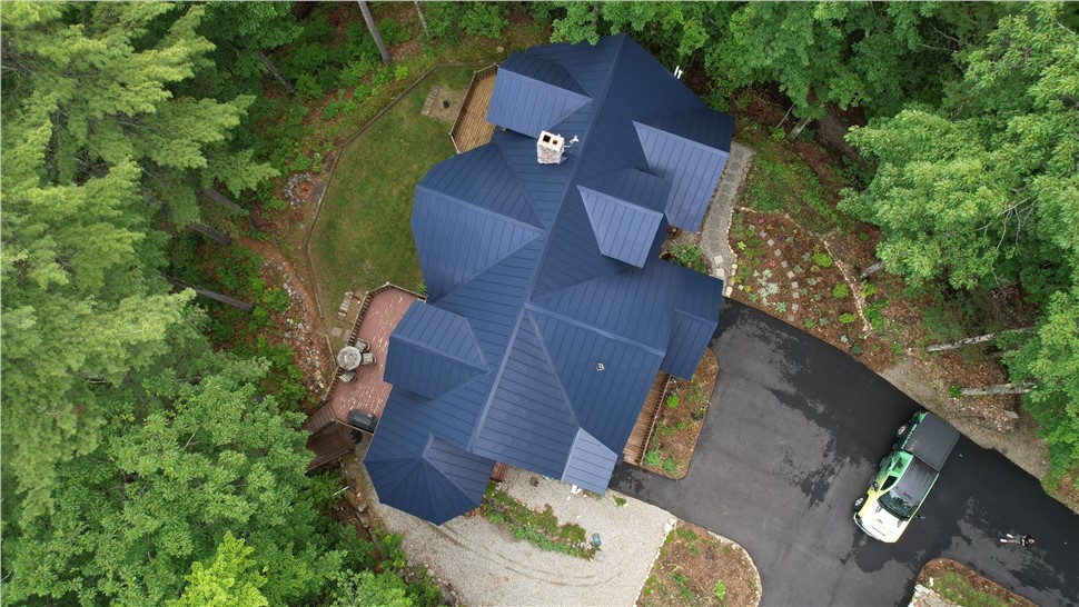 Roofing Project in Acton, Maine by Advanced Metal Roofing