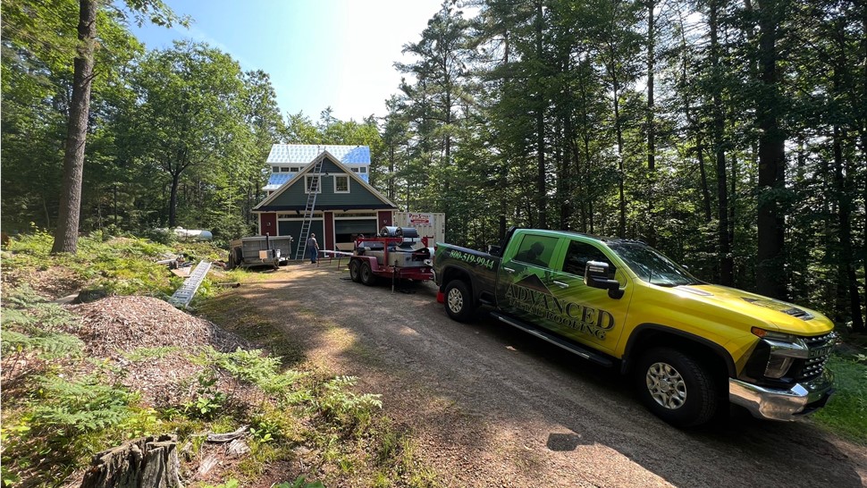 Roofing Project in Meredith, NH by Advanced Metal Roofing