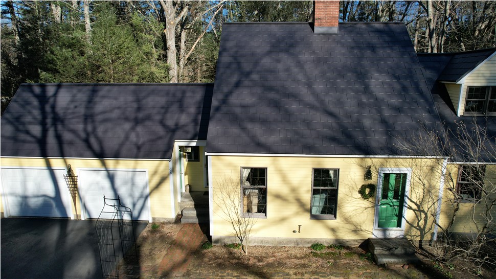 Roofing Project in Brentwood, NH by Advanced Metal Roofing