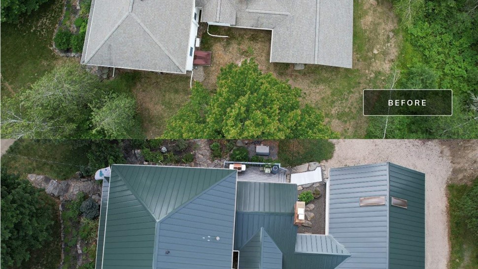 Roofing Project in Berwick, ME by Advanced Metal Roofing