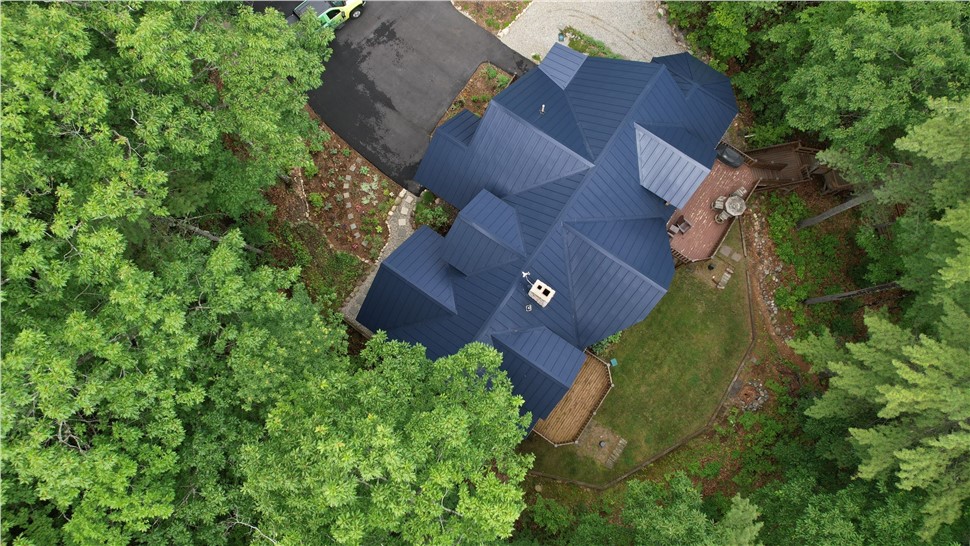 Roofing Project in Acton, Maine by Advanced Metal Roofing