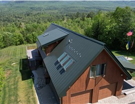 Roofing Project in Franconia, NH by Advanced Metal Roofing