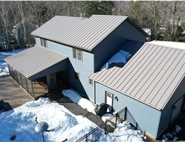 Roofing Project in Bow, NH by Advanced Metal Roofing