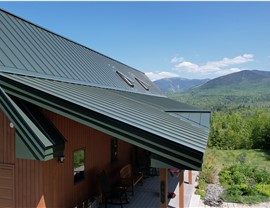 Roofing Project in Franconia, NH by Advanced Metal Roofing