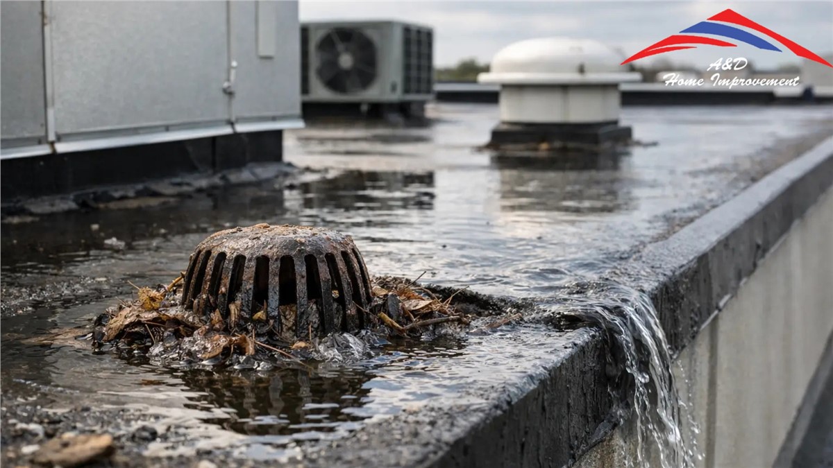 Commercial Roof Drainage Problems to Catch Early