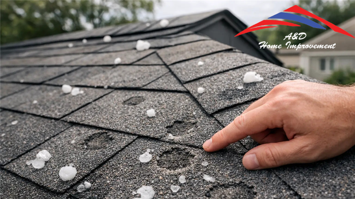What Does Hail Damage Look Like on a Roof?