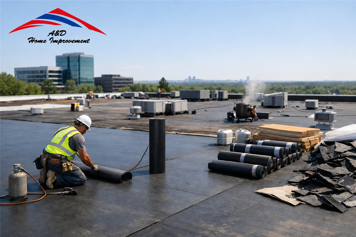 Flat Roof Replacement - Commercial