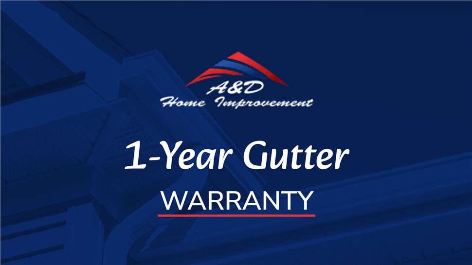 Protect Your Home with a 1-Year Workmanship Gutter Warranty