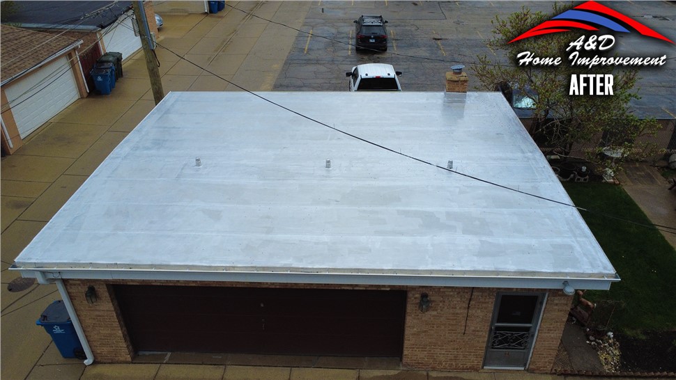 Gutters, Roofing Project in Melrose Park, IL by A&D Home Improvement