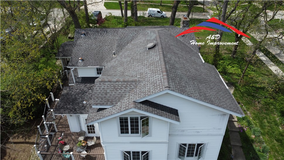 Roofing, Siding Project in Glen Ellyn, Illinois by A&D Home Improvement
