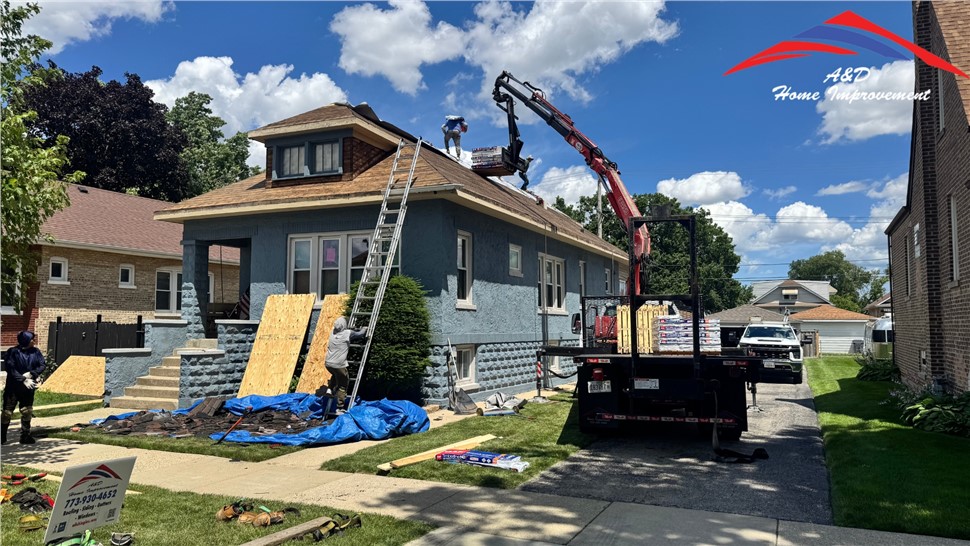 Roofing, Siding Project in Lyons, Illinois by A&D Home Improvement