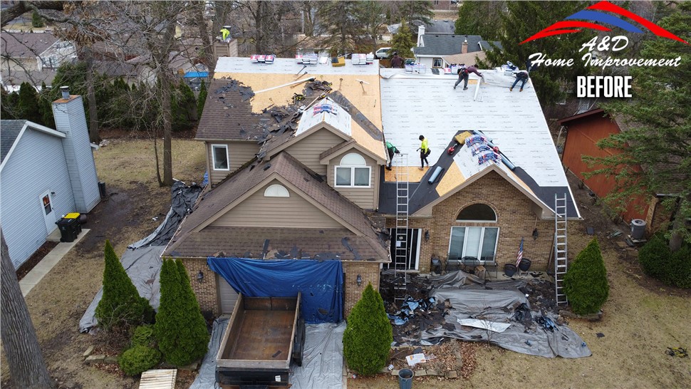 Roofing, Siding Project in Wood Dale, IL by A&D Home Improvement