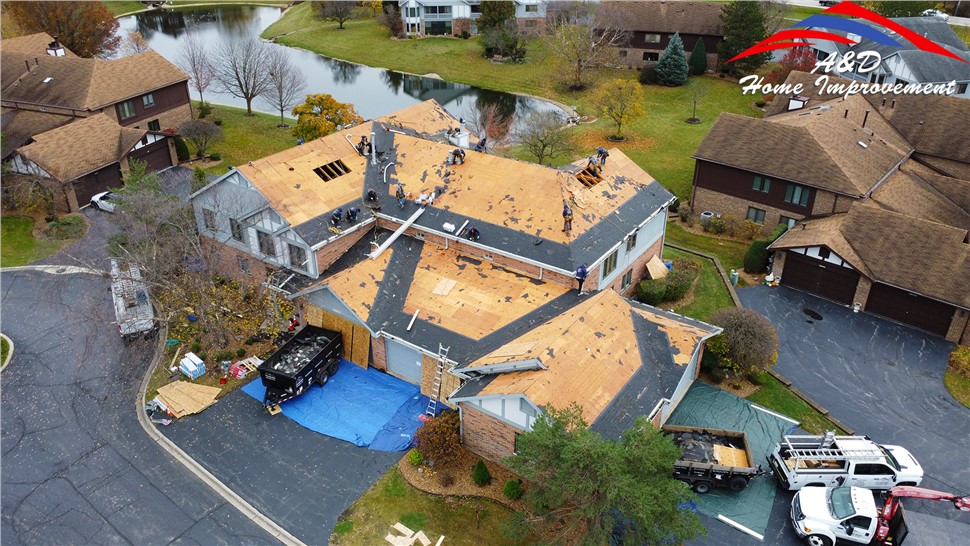 Roofing Project in Palos Park, IL by A&D Home Improvement