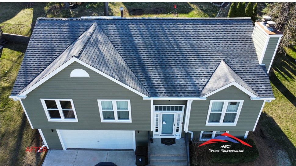 Gutters, Roofing, Siding, Windows Project in Fox River Grove, IL by A&D Home Improvement