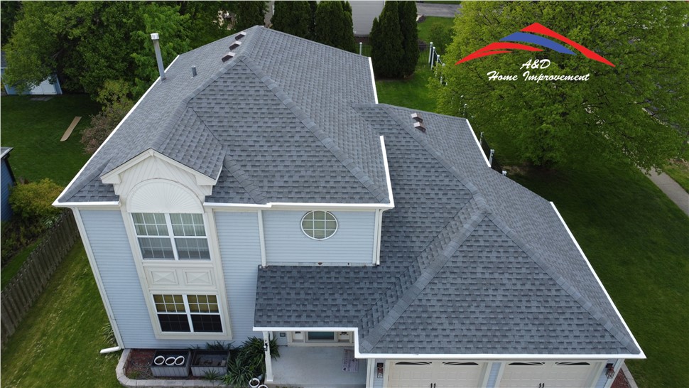 Roofing Project in Carol Stream, Illinois by A&D Home Improvement