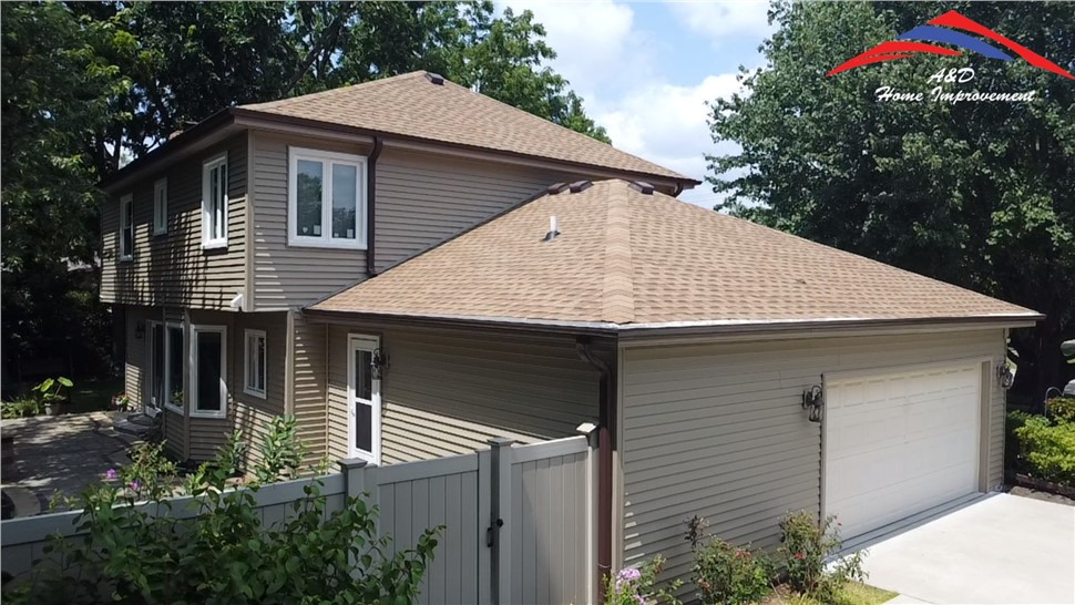 Gutters, Roofing, Siding, Windows Project in West Chicago, Illinois by A&D Home Improvement