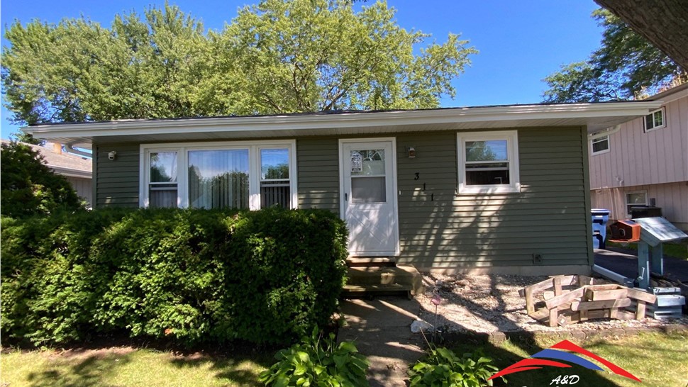 Gutters, Siding Project in Waukegan, IL by A&D Home Improvement