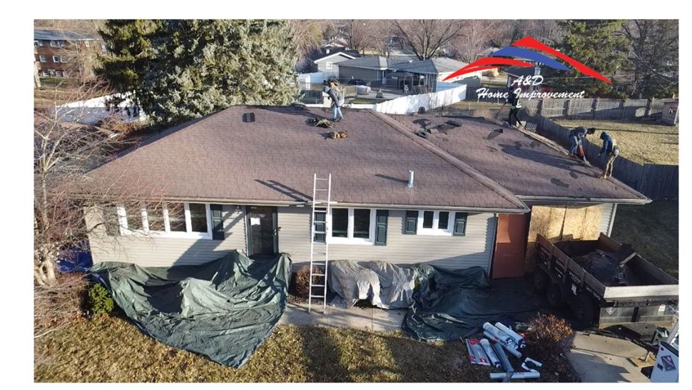 Roofing Project in South Elgin, Illinois by A&D Home Improvement