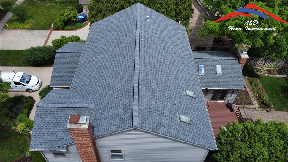 Roofing Project in Clarendon Hills, Illinois by A&D Home Improvement