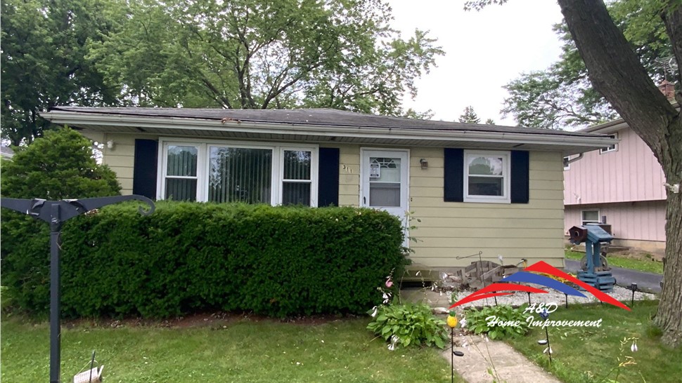 Gutters, Siding Project in Waukegan, IL by A&D Home Improvement