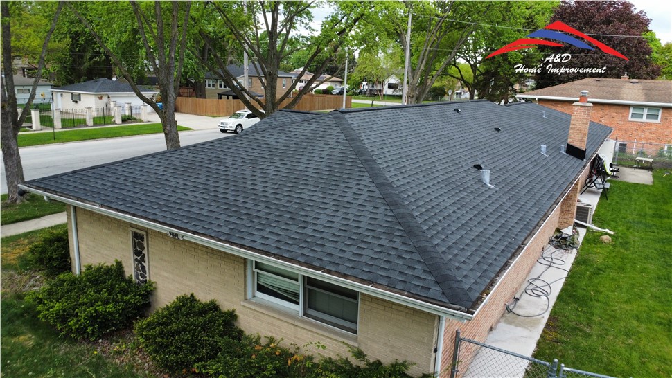 Roofing Project in Oak Lawn, Illinois by A&D Home Improvement