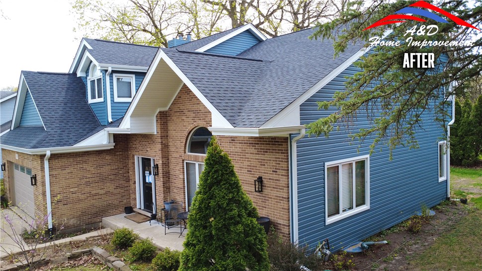 Roofing, Siding Project in Wood Dale, IL by A&D Home Improvement