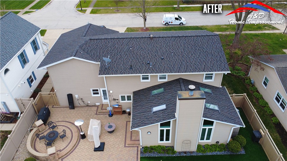Roofing Project in Elk Grove Village, IL by A&D Home Improvement