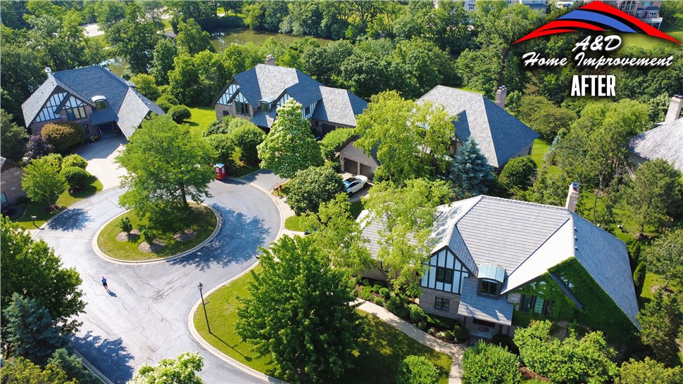 Roofing Project in Burr Ridge, IL by A&D Home Improvement