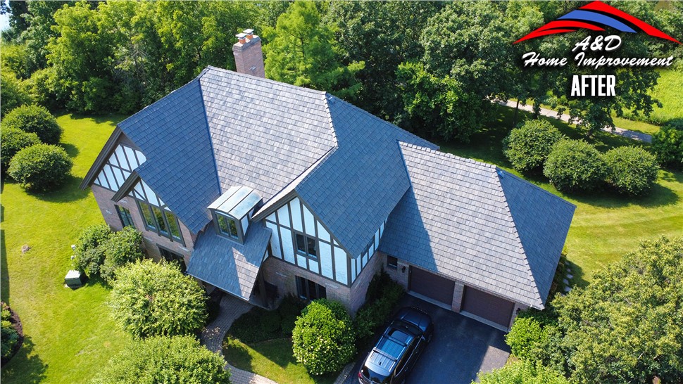 Roofing Project in Burr Ridge, IL by A&D Home Improvement