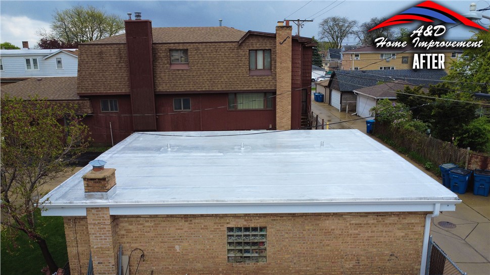 Gutters, Roofing Project in Melrose Park, IL by A&D Home Improvement