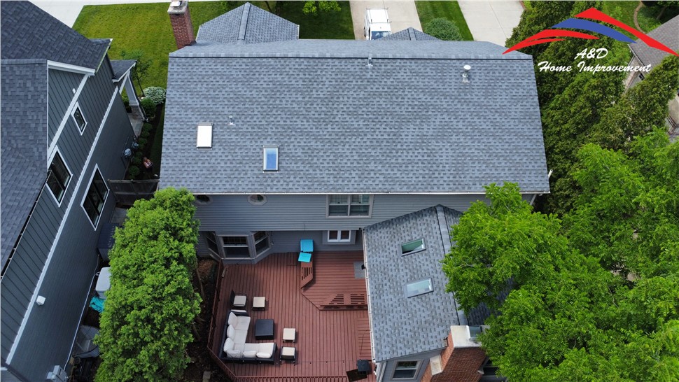 Roofing Project in Clarendon Hills, Illinois by A&D Home Improvement