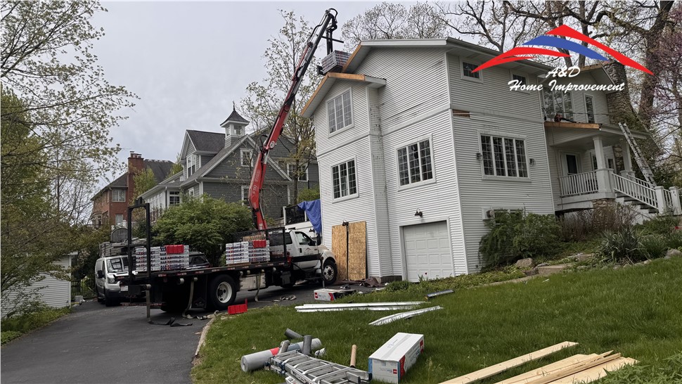 Roofing, Siding Project in Glen Ellyn, Illinois by A&D Home Improvement