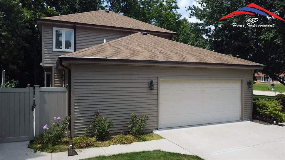 Gutters, Roofing, Siding, Windows Project in West Chicago, Illinois by A&D Home Improvement