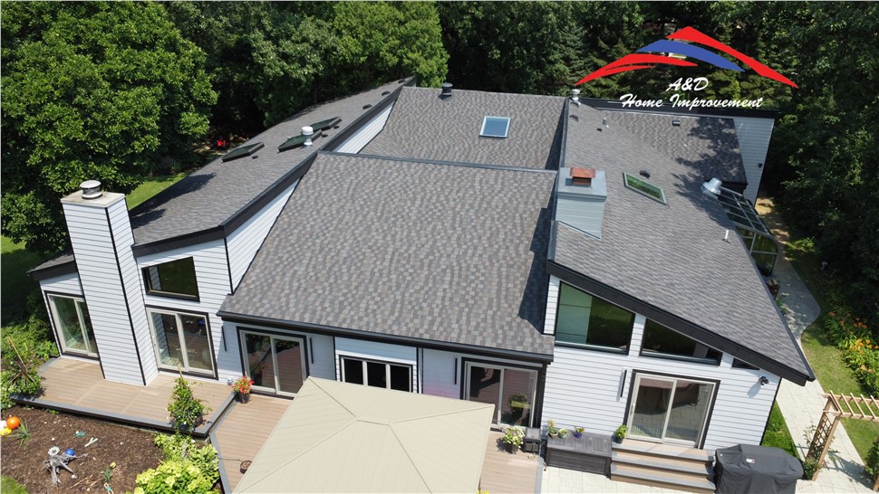 Gutters, Roofing, Siding, Windows Project in Barrington, Illinois by A&D Home Improvement