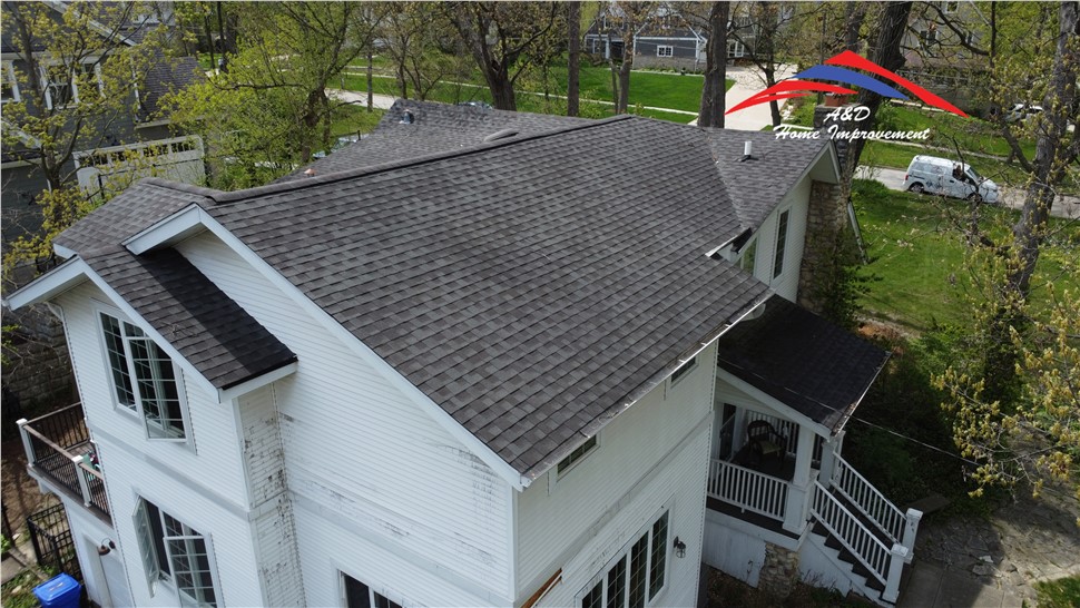 Roofing, Siding Project in Glen Ellyn, Illinois by A&D Home Improvement
