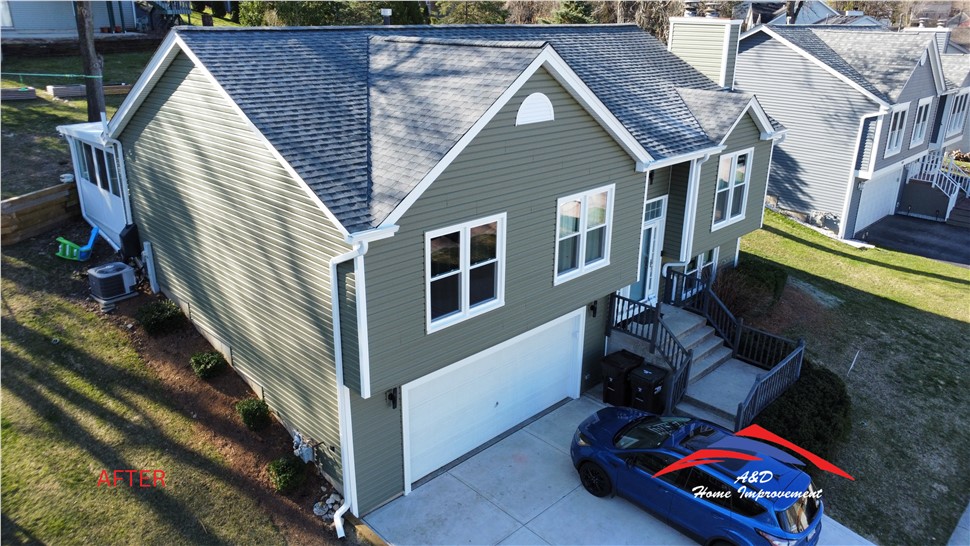Gutters, Roofing, Siding, Windows Project in Fox River Grove, IL by A&D Home Improvement