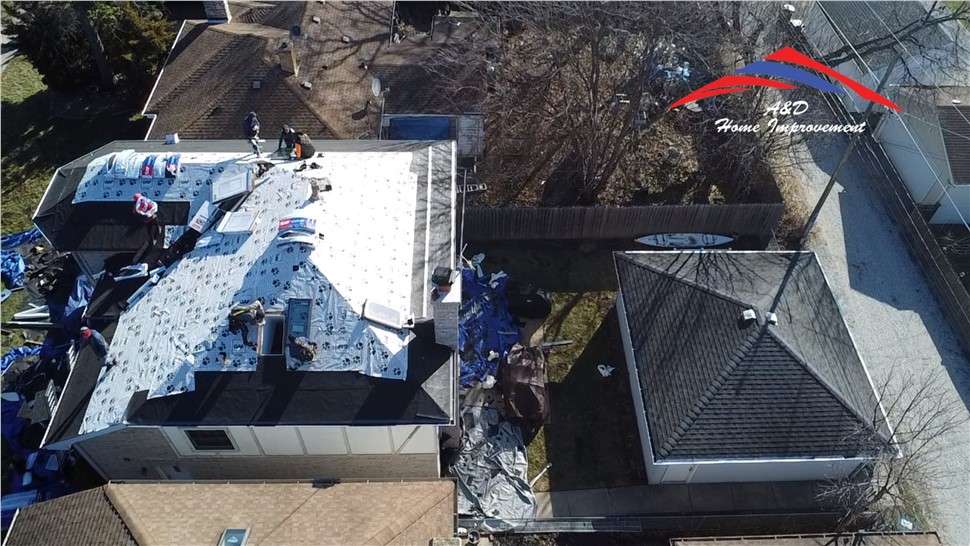 Gutters, Roofing Project in Skokie, Illinois by A&D Home Improvement