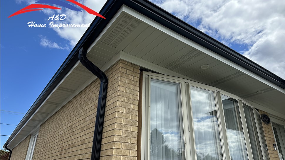Gutters, Roofing, Siding Project in Chicago, Illinois by A&D Home Improvement