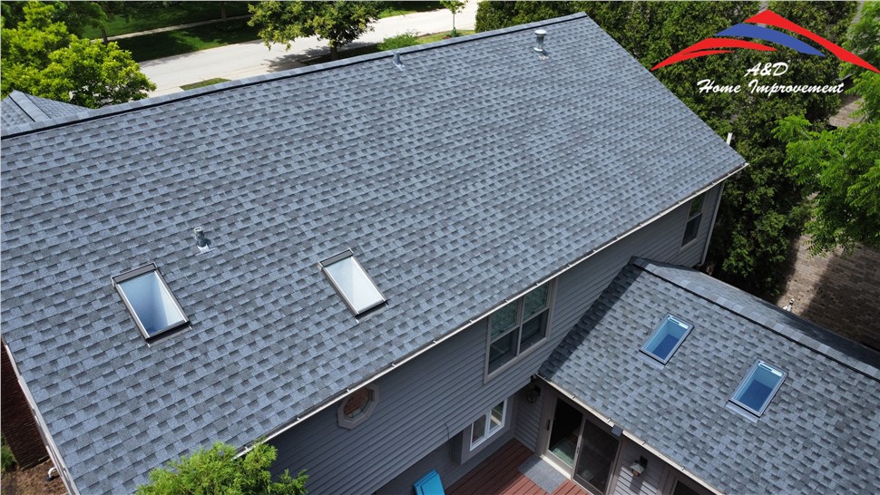 Roofing Project in Clarendon Hills, Illinois by A&D Home Improvement