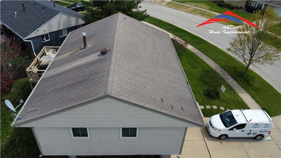 Roofing Project in Streamwood, Illinois by A&D Home Improvement