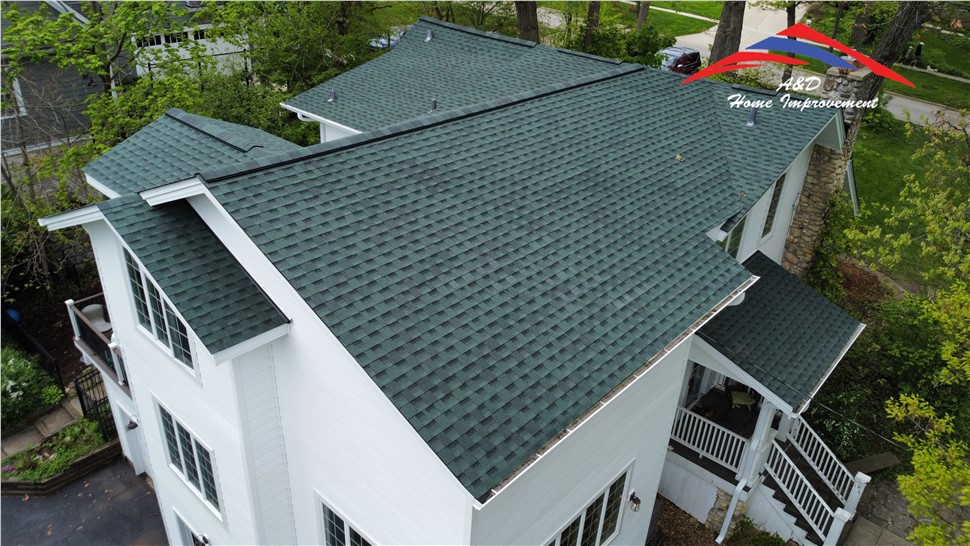 Roofing, Siding Project in Glen Ellyn, Illinois by A&D Home Improvement