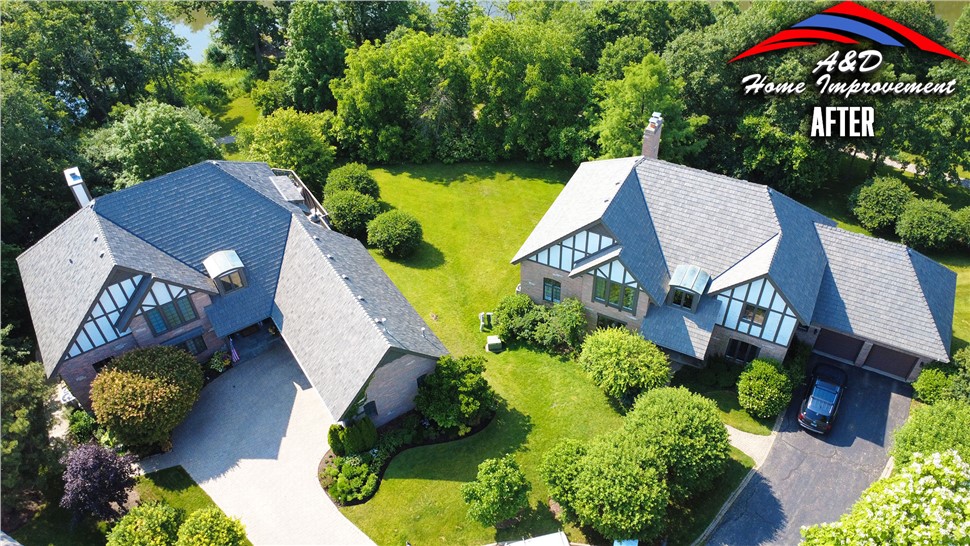 Roofing Project in Burr Ridge, IL by A&D Home Improvement