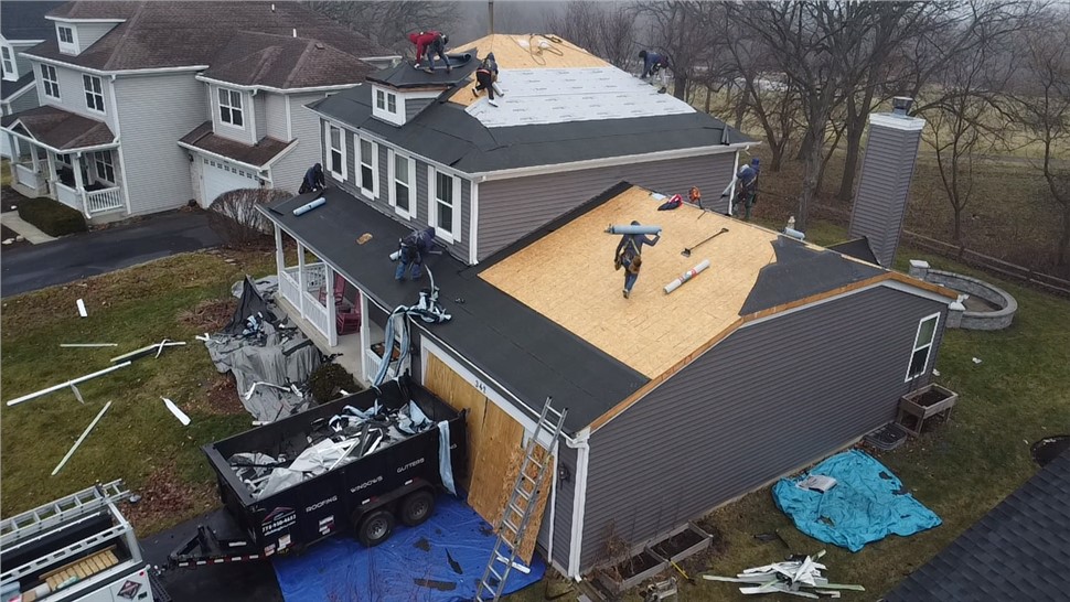 Gutters, Roofing, Siding, Windows Project in Cary, Illinois by A&D Home Improvement