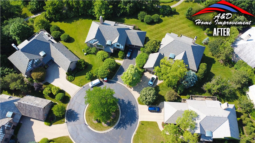 Roofing Project in Burr Ridge, IL by A&D Home Improvement